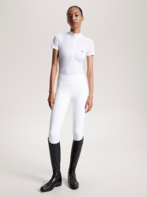 POLO GARA TOMMY HILFIGER EQUESTRIAN CHELSEA Donna, Manica Corta 
